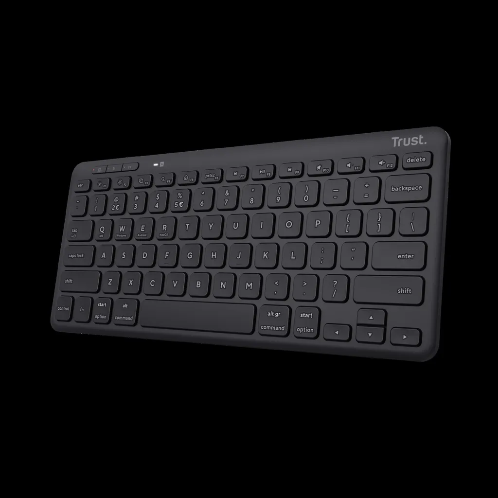 [DTF-TR00060] Trust teclado inalambrico en español eco recargable - 25059