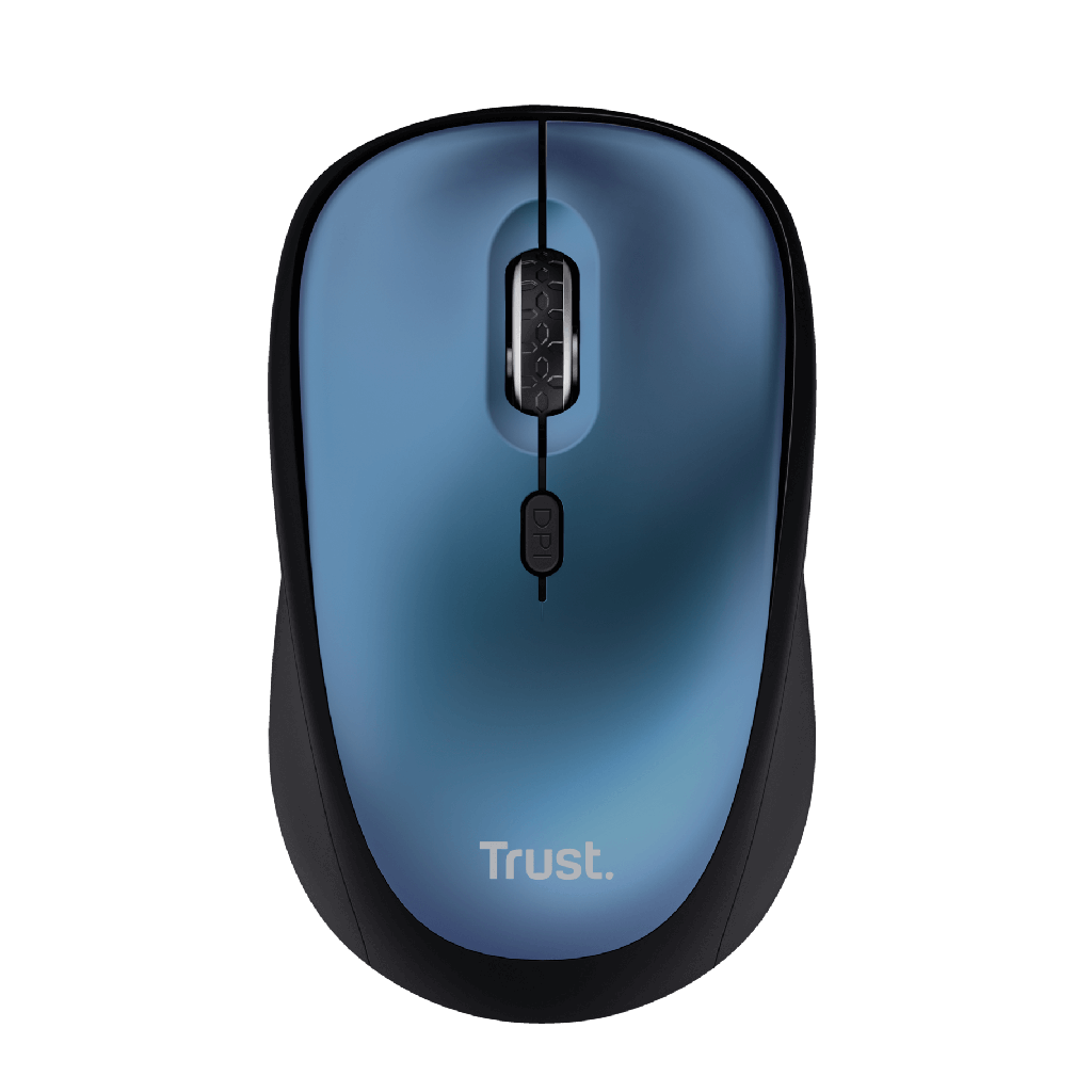 Trust mouse inalambrico eco color azul- 24551