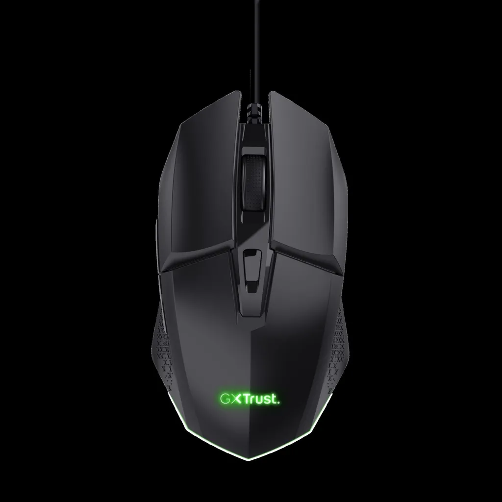 [DTF-TR00100] Trust mouse alambrico gamer color negro iluminado - 25036