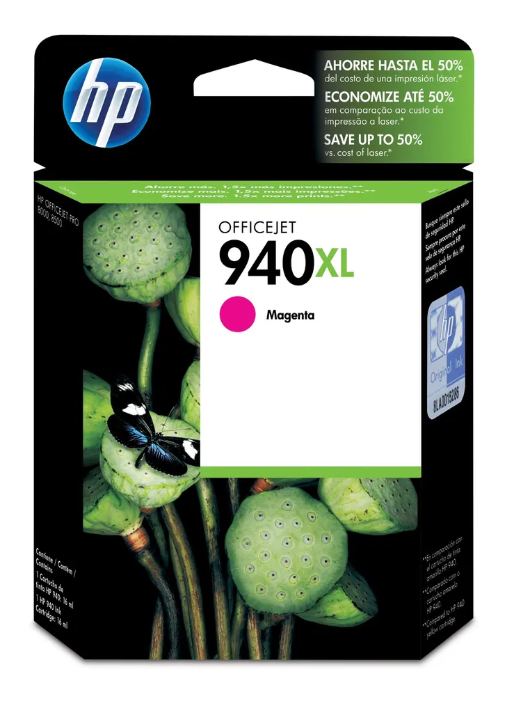 HP cartucho magenta C4908ALl 1.400pgs 940xl