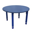 Mesa para kinder o  infantil redonda con pata ajustable
