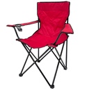 SILLA PLEGABLE ROJA
