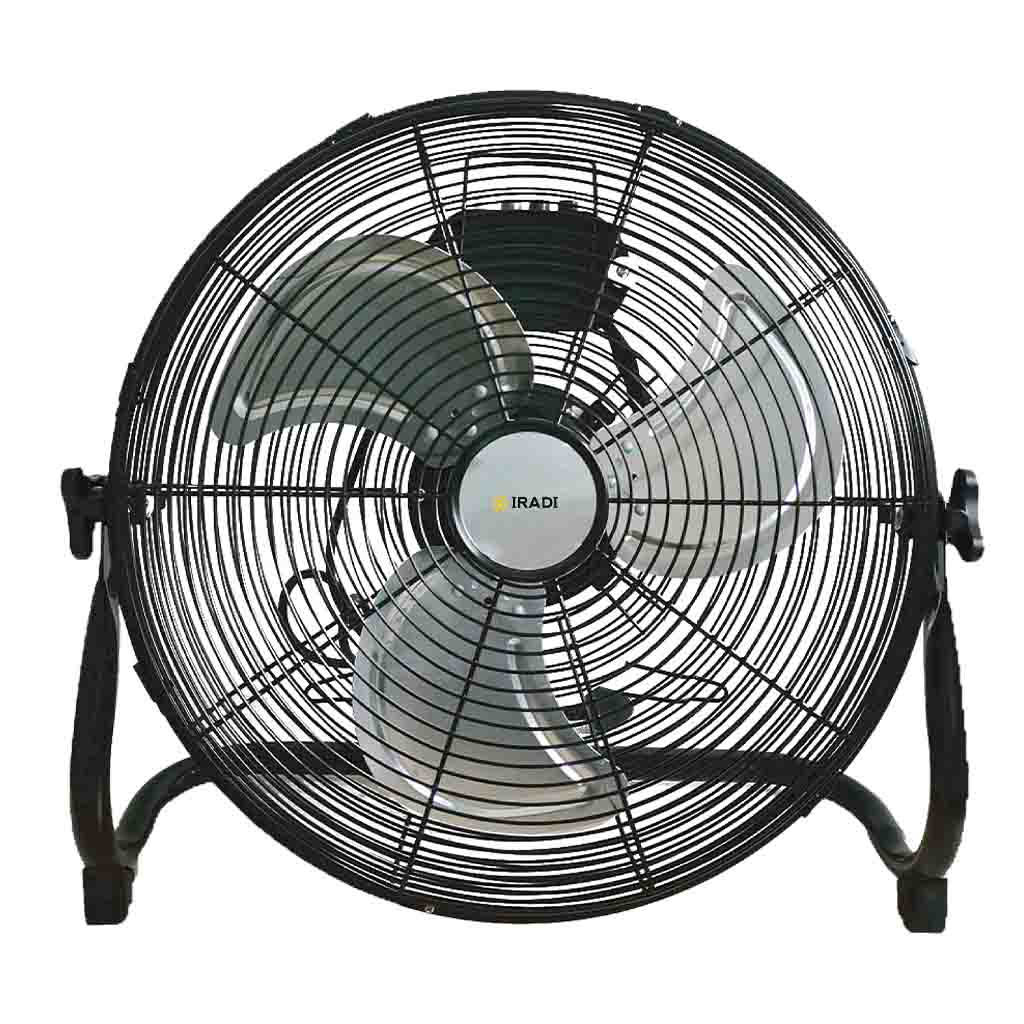 VENTILADOR PISO INDUSTRIAL 20" 150W NEGRO IRADI