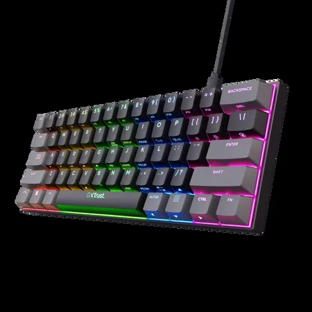 [DTF-TR00113] Trust teclado mecanico gaming GXT 867 Acira con iluminacion RGB - 24885