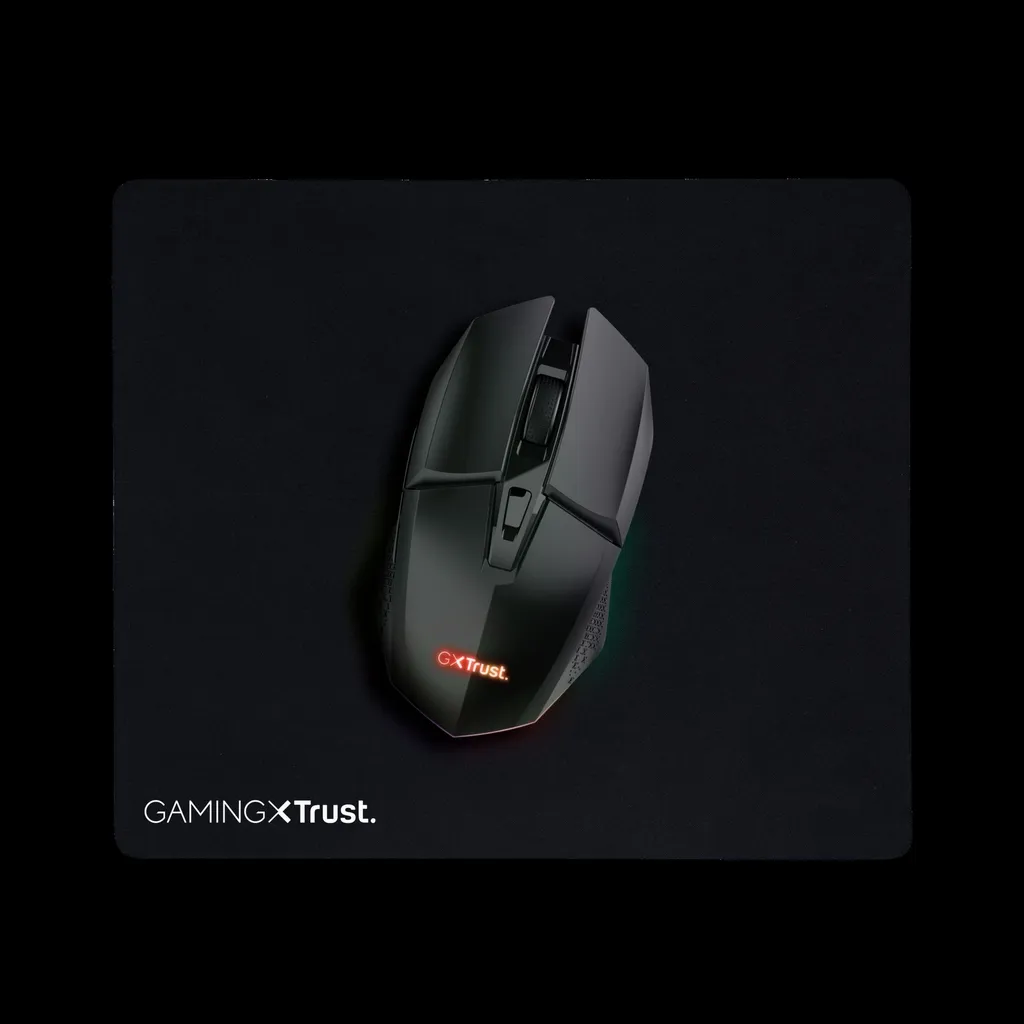 Trust mouse + mousepad  GXT112fFelox iluminado y alfombrilla de raton - 25070