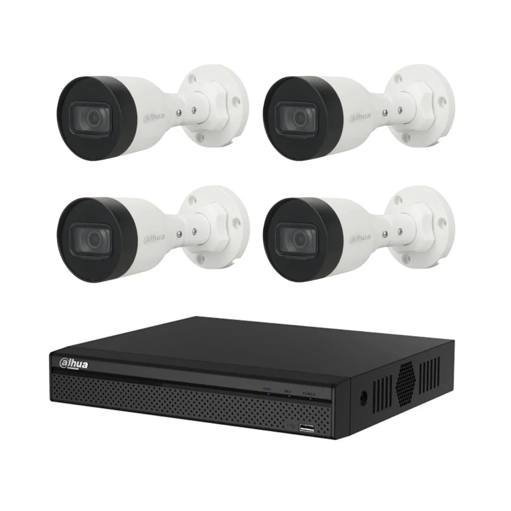 [DTF-DH00024] Dahua cooper 5MP 4 camaras 4ch HDCVI KIT -Spn-KIT/XVR1B04H-I/4-B2A51N-0280B-S2