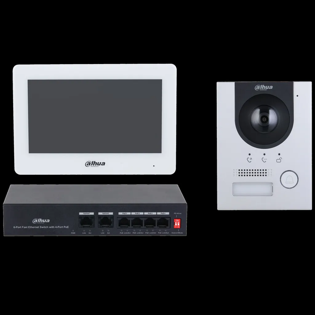 [DTF-DH00029] Dahua kit de videoportero IP y wi-fi - DHI-KTP04(S)/DHI-VTO2201F-P-S2/DHI-VTH5421HW- 1.0.01.15.12451-0001