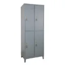 Locker metálico de 4 puertas con llavín 
