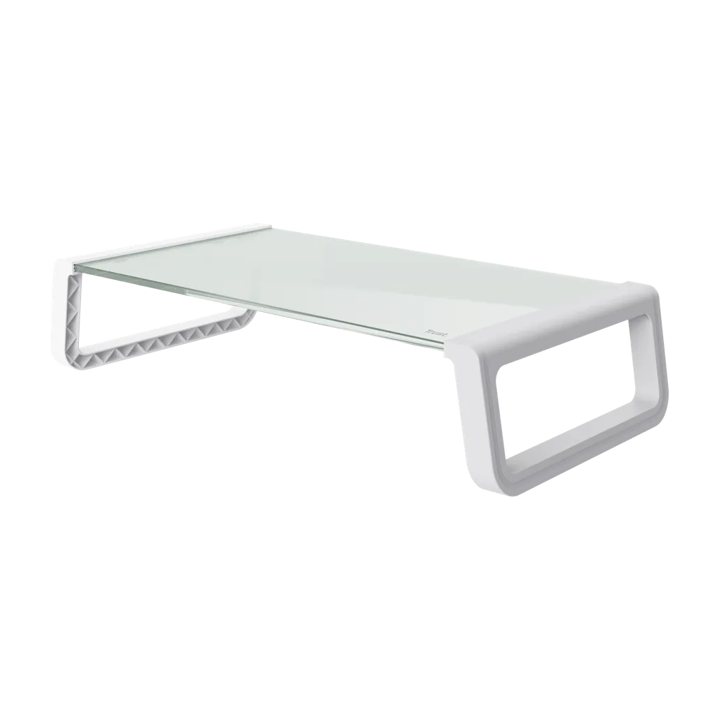 [DTF-TR00135] Trust monta soporte para monitor de cristal templado blanco - 25351