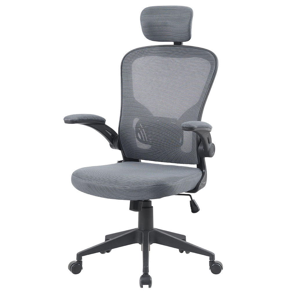 [TK-SI-65] Silla Semi-ejecutiva en malla gris