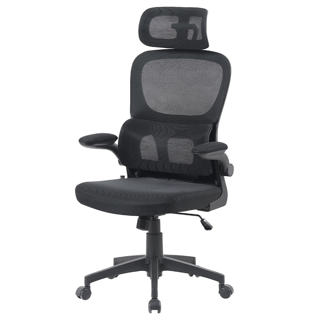 SILLA EJECUTIVA MALLA NEGRA