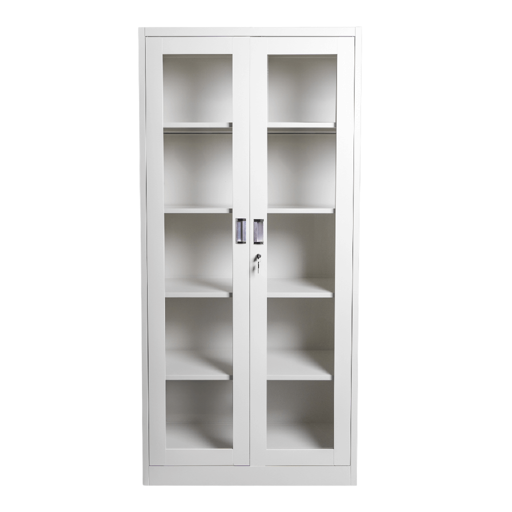 Armario metálico puertas de vidrio