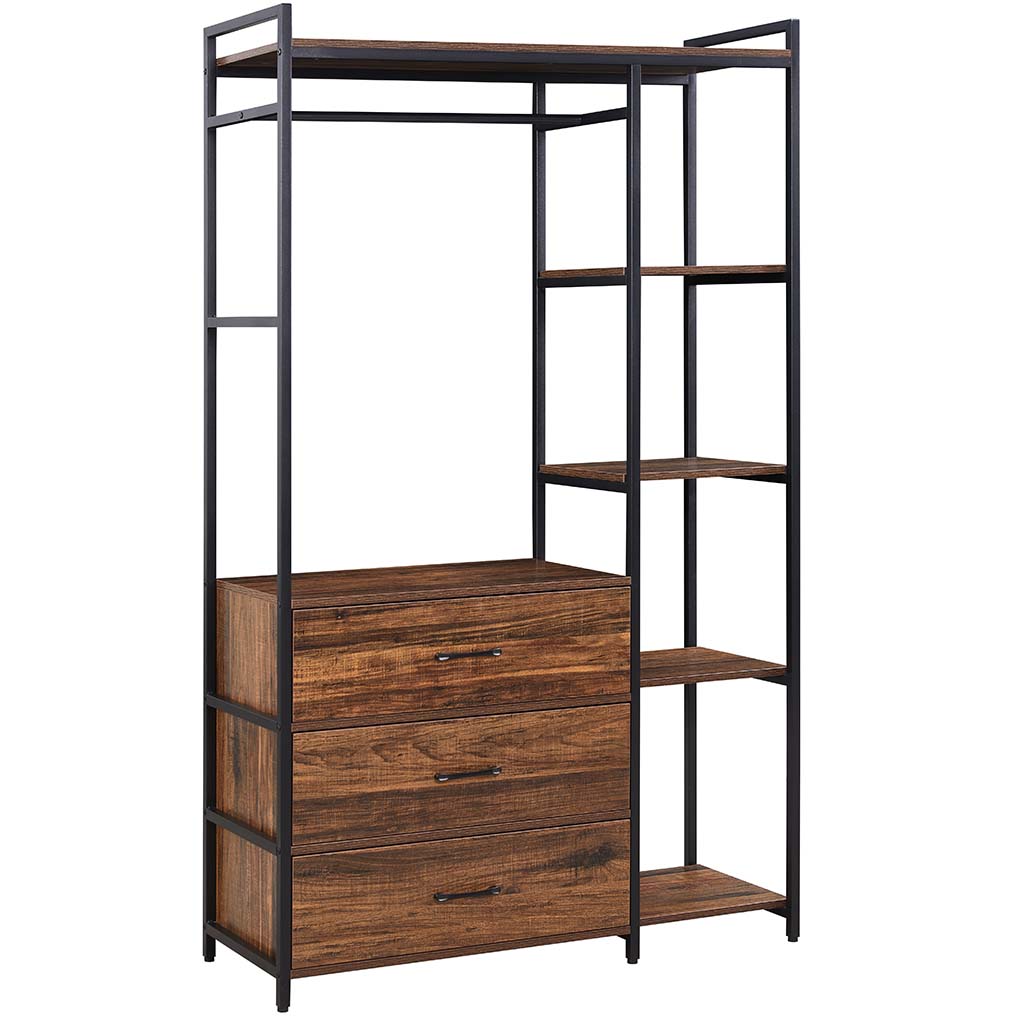 ROPERO METAL 3 GAVETAS 110CMX40CMX180CM