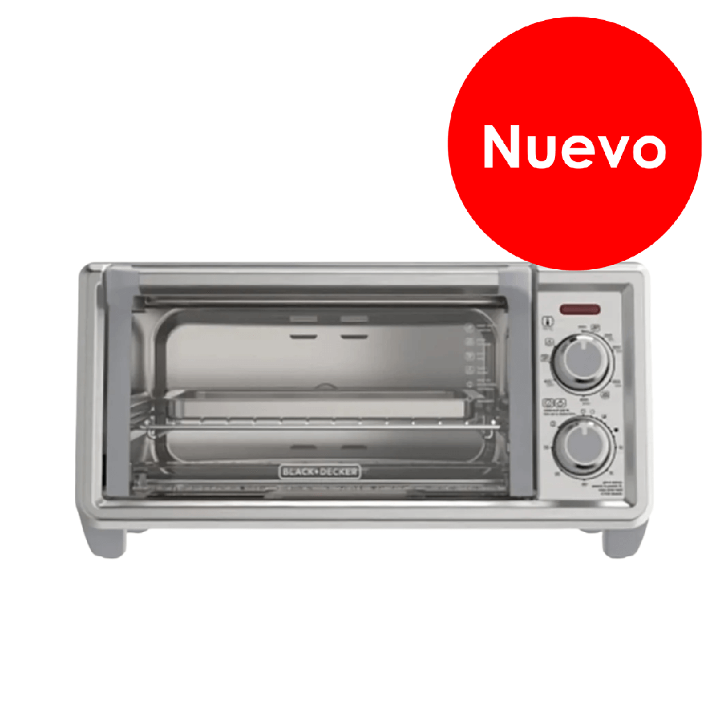 [DTF-BD00480] Black+Decker Horno tostador de 4 rebanadas convección natural, TO4120-1SDLA
