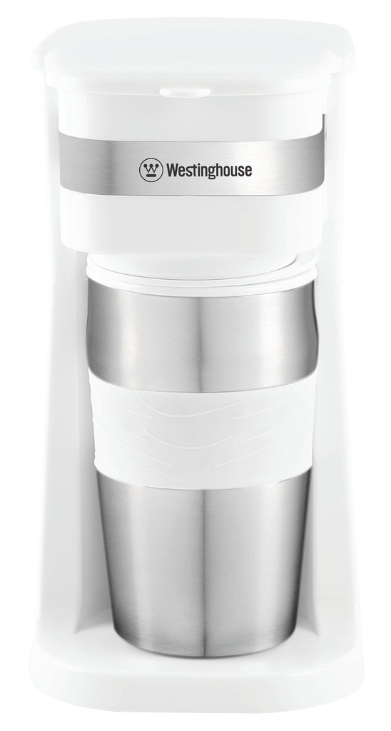 [DTF-WB00053] Westinghouse cafetera individual con mug térmico blanca -WKCMGO11WH