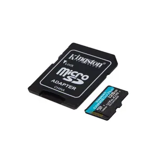 [DTF-KS00226] Kingston memoria microSDXC 128 GB canvas go plus gen4 200MB/s A2 U3 V30 card + ADP - SDCG4/128GB