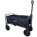 Carro plegable metal con tela negra