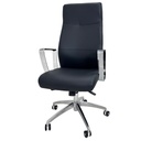 SILLA EJECUTIVA VINILO NEGRO