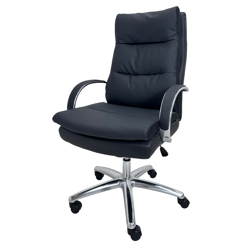 SILLA EJECUTIVA VINILO NEGRO