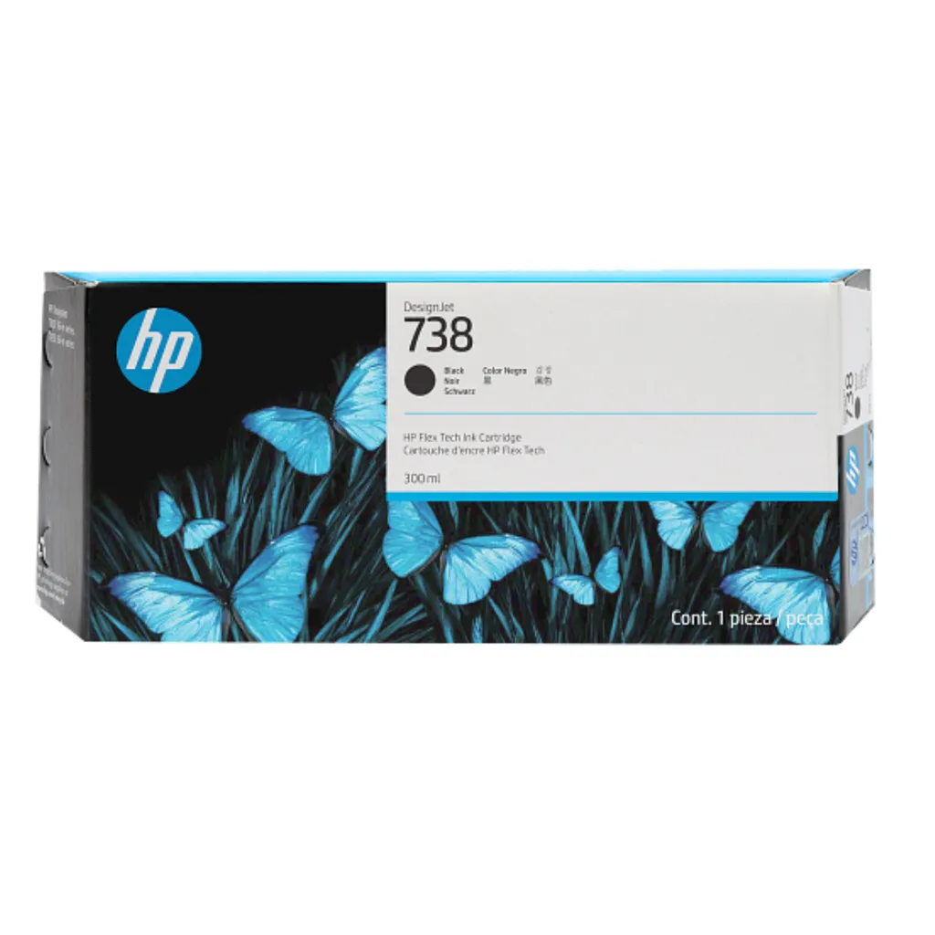 HP Cartucho # 738 Negro  300ml 498N8A