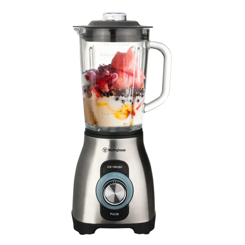 [DTF-WH00219] Westinghouse  licuadora 800W  vidrio 1.7L 5 veloc inox  WKBESA1703