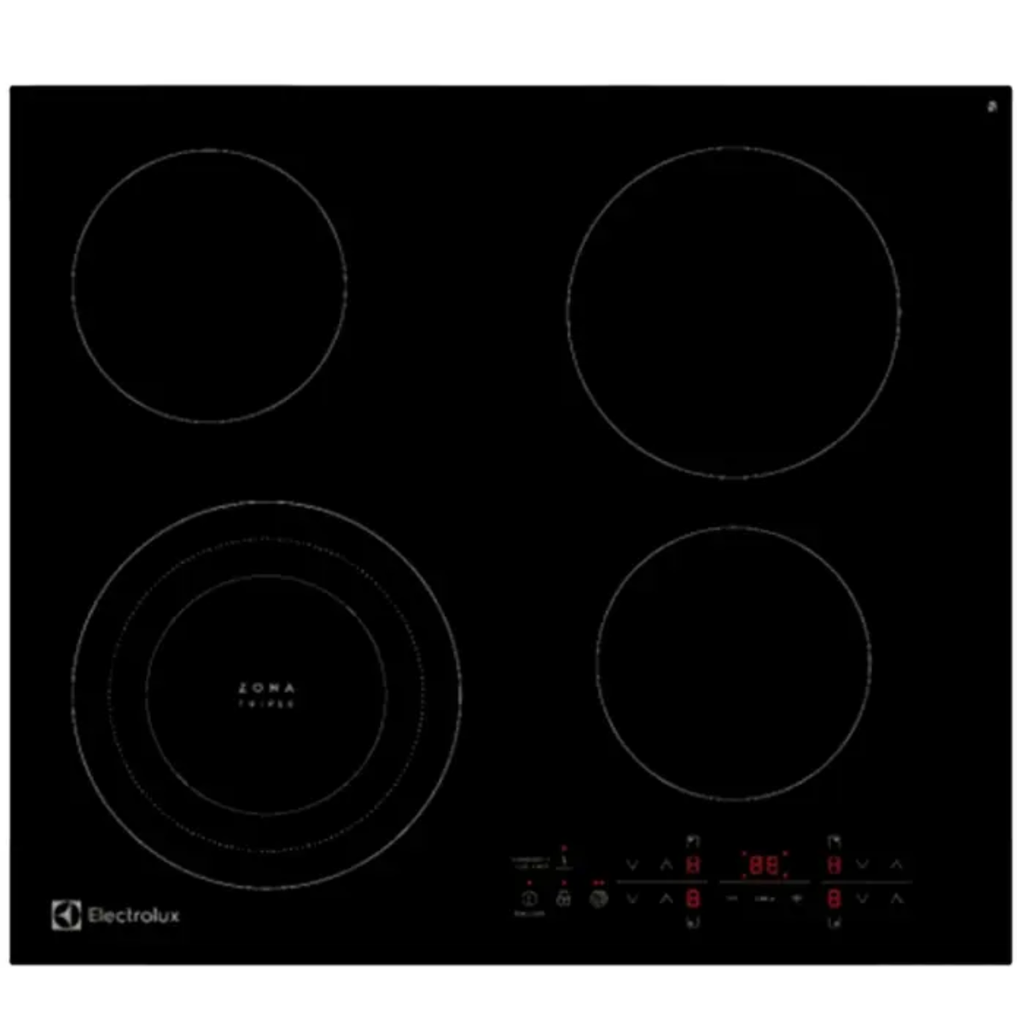 [DTF-FG00131] Frigidaire plantilla eléctrica vidrio 24" empotrable 4 quemadores ETEF24F7ESB