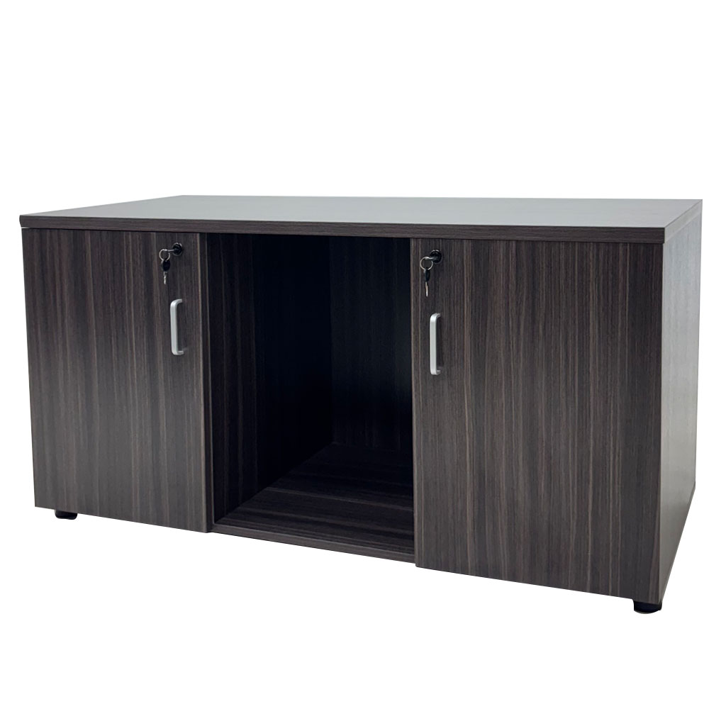 Credenza con puertas y rodines