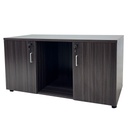 Credenza con puertas y rodines