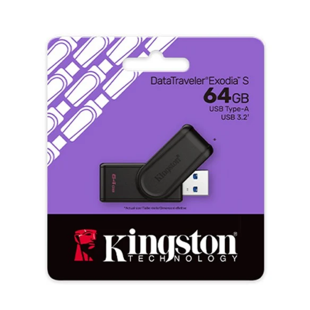 [DTF-KS00233] Kingston usb data traveler exodia USB 3.2 negro - DTXS/64GB