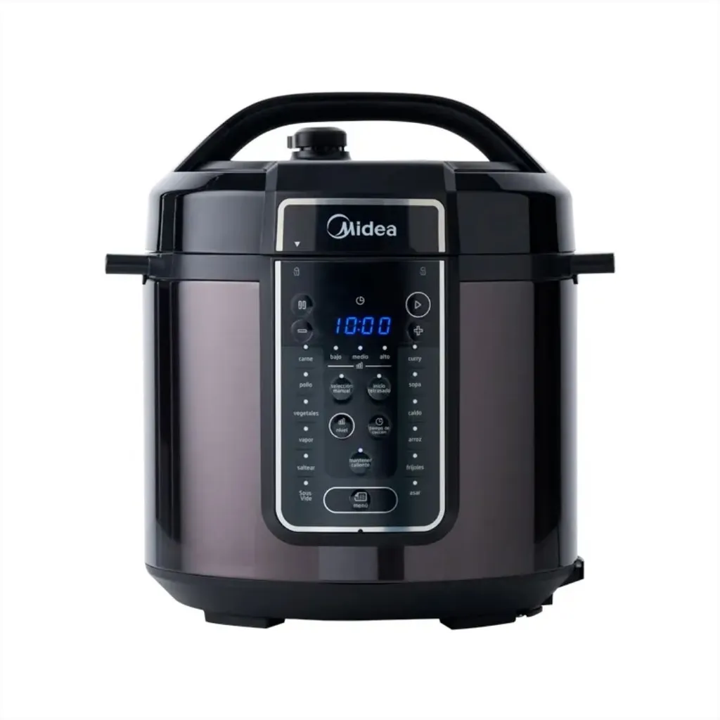 Midea Olla Presión eléctrica Multifuncional digital 6L MPC6B2EBSS