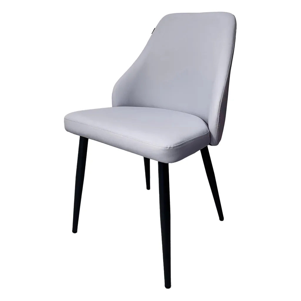 SILLA COMEDOR ANTIRAYADURA GRIS