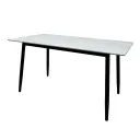 MESA COMEDOR 150CMX80CM MARMOLEADO BLANCO