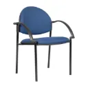 Silla de espera en tela con brazos