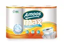 Amoos toalla de cocina MAX 3 pack 90 hjs dobles ( 22 mtrs) paq x 7 - C622202