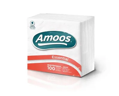 Amoos servilleta Essential 22X22 cm P100 C2 paq x 24 - T622059