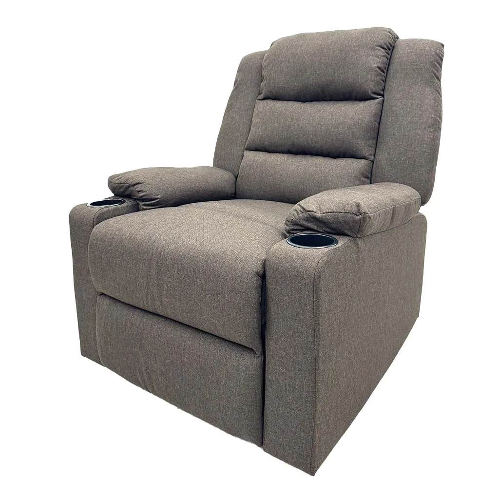 SILLON RECLINABLE LINO CAFÉ