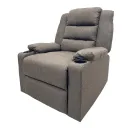 SILLON RECLINABLE LINO CAFÉ