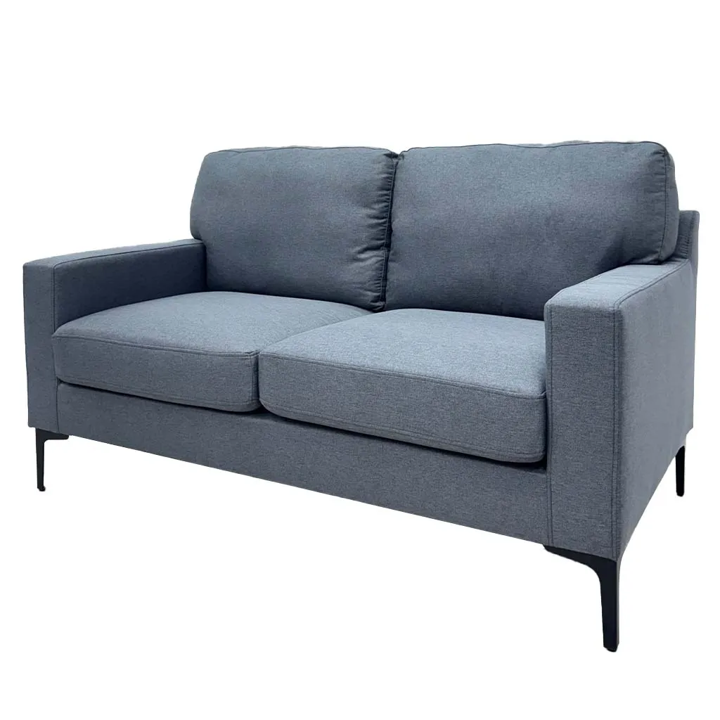 [TK-SA-4348] SOFA DOBLE LINO GRIS OSCURO