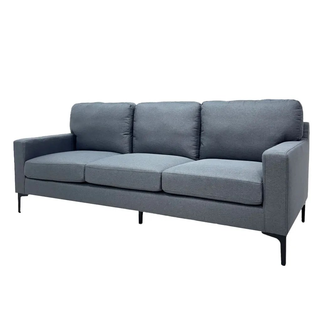 [TK-SA-4352] SOFA TRIPLE LINO GRIS OSCURO