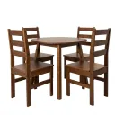 COMEDOR RED. 4 SILLAS MADERA PINO