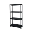 ESTANTE PLASTICO 4 NIVELES 61CMX31CMX131CM