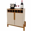 MESA AUXILIAR 75CM OFF WHITE