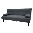 SOFÁ CAMA TELA LINO GRIS