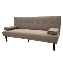 SOFÁ CAMA TELA LINO CAFÉ