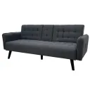 SOFÁ CAMA TELA LINO GRIS