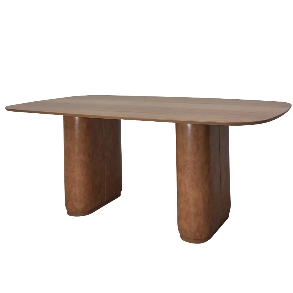 [TK-PA1202551] MESA COMEDOR 184CM CARAMELO CANELA