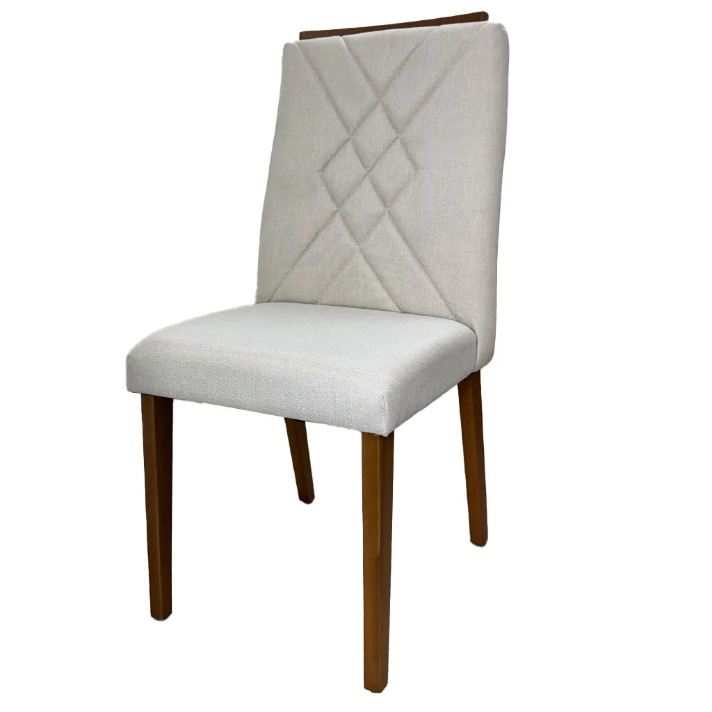 SILLA COMEDOR MADERA BEIGE