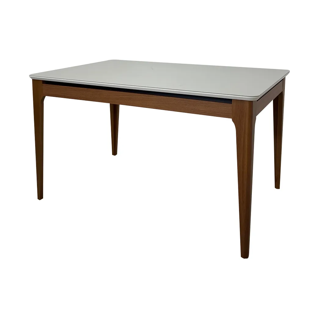 [TK-PA1030151] MESA COMEDOR 135CM C/VIDRIO NATURAL