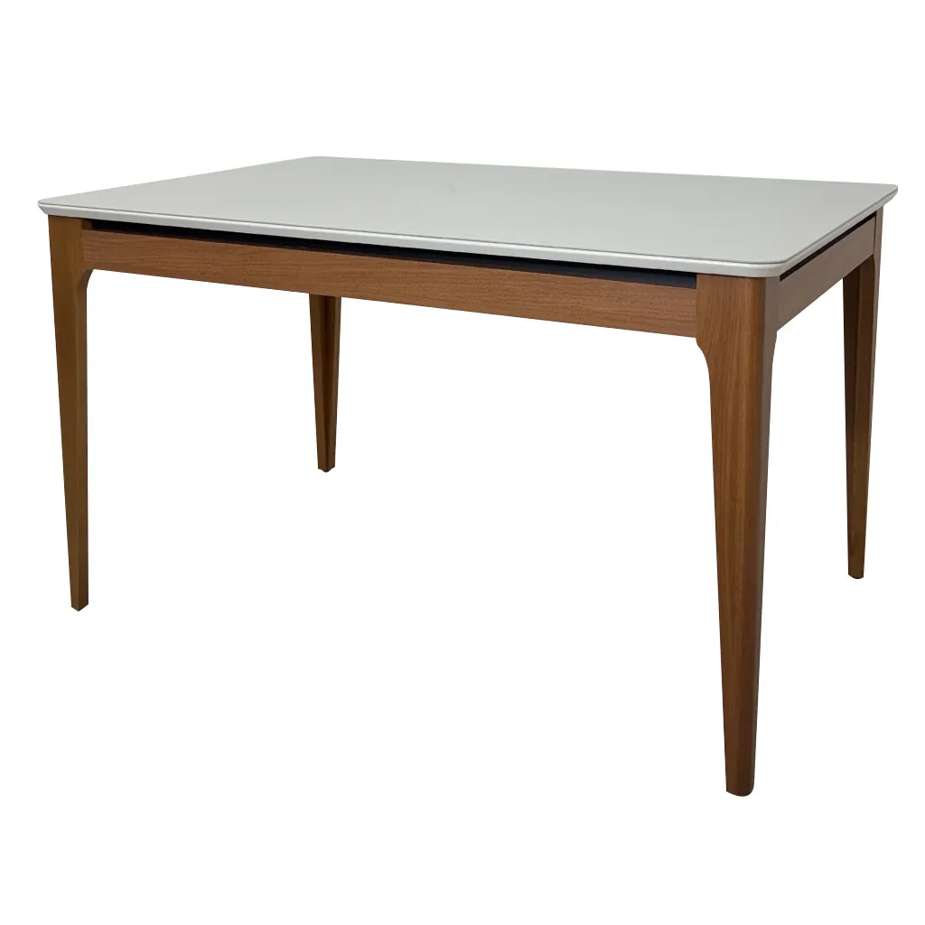 [TK-PA1030951] MESA COMEDOR 160CM C/VIDRIO NATURAL