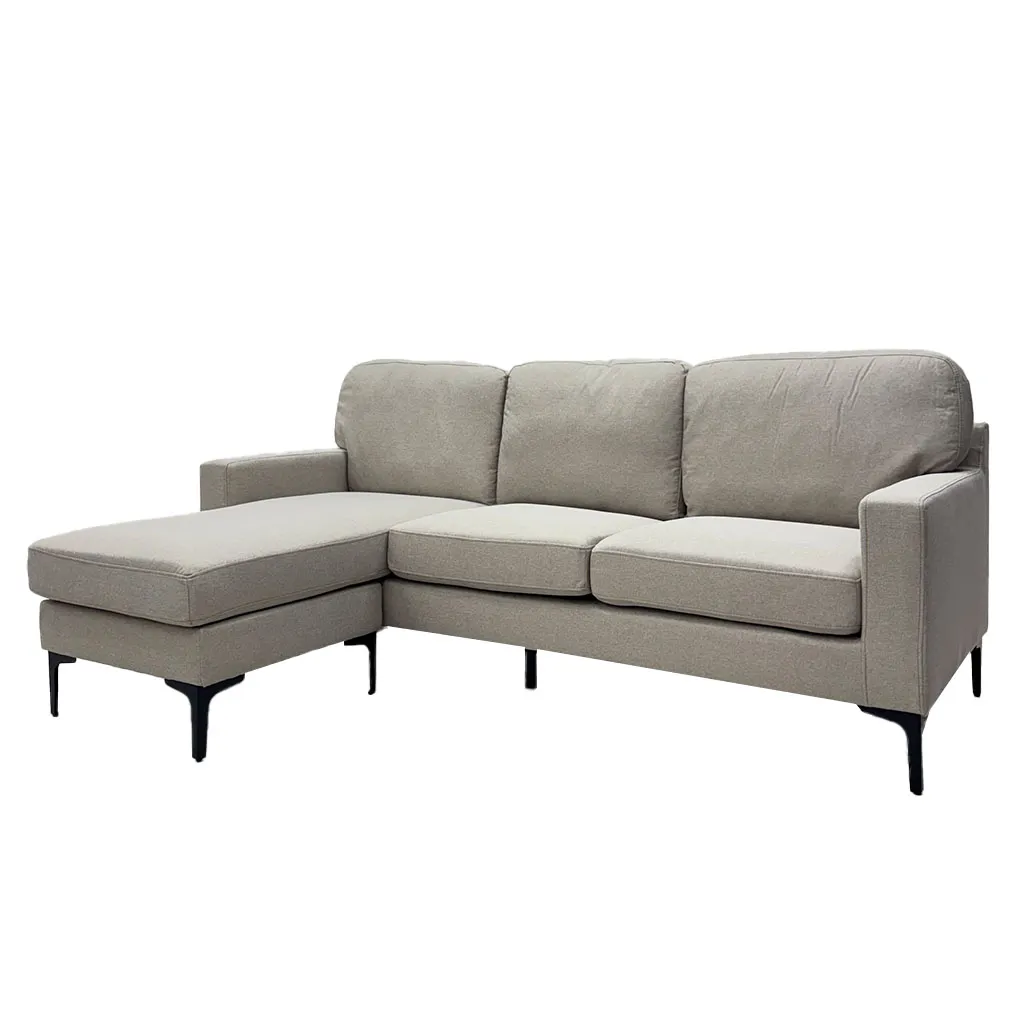 [TK-SA-4346] SOFA EN L LINO BEIGE